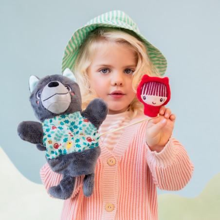 Marionnette à main Louis le Loup LILLIPUTIENS