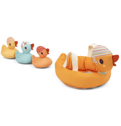 Jouet de bain Maman Canard et ses canetons LILLIPUTIENS