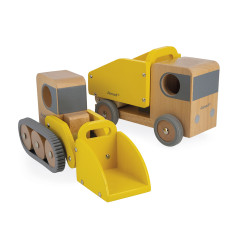 Camion Benne et Pelleteuse Bolid JANOD