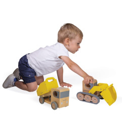 Camion Benne et Pelleteuse Bolid JANOD