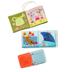 Set de naissance 3 livres sensoriels Jardin LILLIPUTIENS