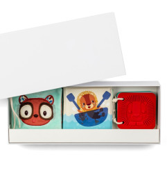 Set de naissance 3 livres sensoriels Jungle LILLIPUTIENS