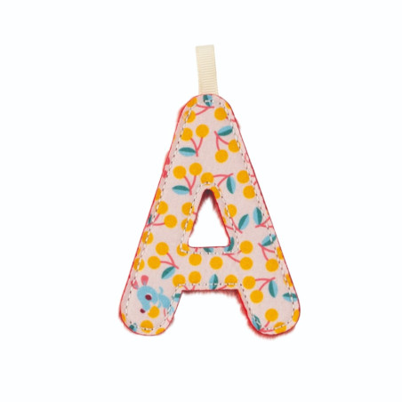 Lettre A LILLIPUTIENS, Rose phosphorescente