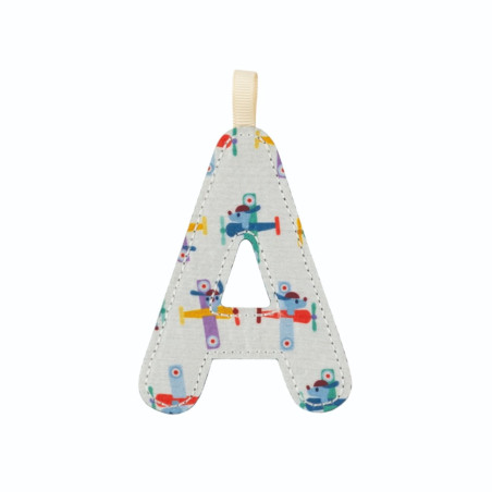 Lettre A  LILLIPUTIENS, Bleu phosphorescent