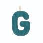 Lettre G LILLIPUTIENS, phosphorescente