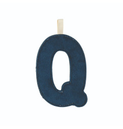 Lettre Q LILLIPUTIENS, phosphorescente