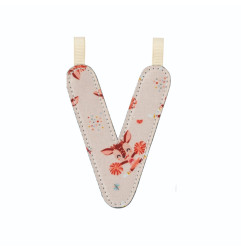 Lettre V LILLIPUTIENS, phosphorescente