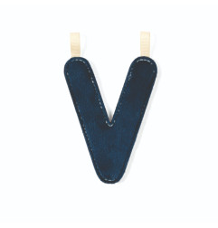 Lettre V LILLIPUTIENS, phosphorescente