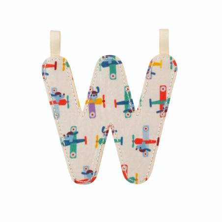 Lettre W LILLIPUTIENS, phosphorescente