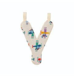 Lettre Y LILLIPUTIENS, phosphorescente