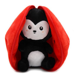 Peluche 2 en 1 Tomate Comet la Coccinelle Flipetz LES DEGLINGOS
