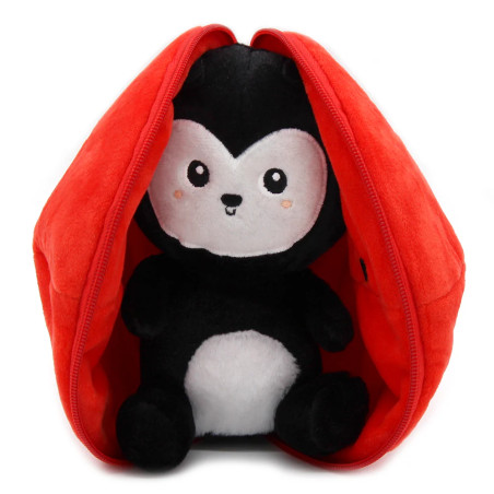 Peluche 2 en 1 Tomate Comet la Coccinelle Flipetz LES DEGLINGOS