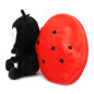 Peluche 2 en 1 Tomate Comet la Coccinelle Flipetz LES DEGLINGOS