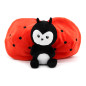 Peluche 2 en 1 Tomate Comet la Coccinelle Flipetz LES DEGLINGOS