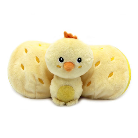 Peluche 2 en 1 Ananas Nugget le Poussin Flipetz LES DEGLINGOS