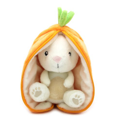 Peluche 2 en 1 Carotte Gadget le Lapin Flipetz LES DEGLINGOS