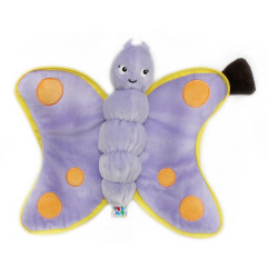 Peluche 2 en 1 Banane Poppet le Papillon Flipetz LES DEGLINGOS