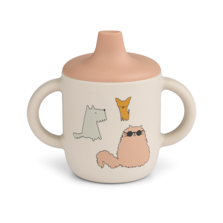 Tasse d'apprentissage Neil LIEWOOD, Cats and Dogs
