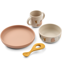Coffret repas en silicone Vivi LIEWOOD, Cats and Dogs