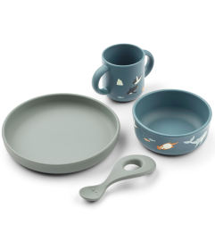 Coffret repas en silicone Vivi LIEWOOD, Artic Sea Ocean View