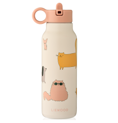 Gourde enfant Falk LIEWOOD 350 ml, Cats and Dogs Sandy