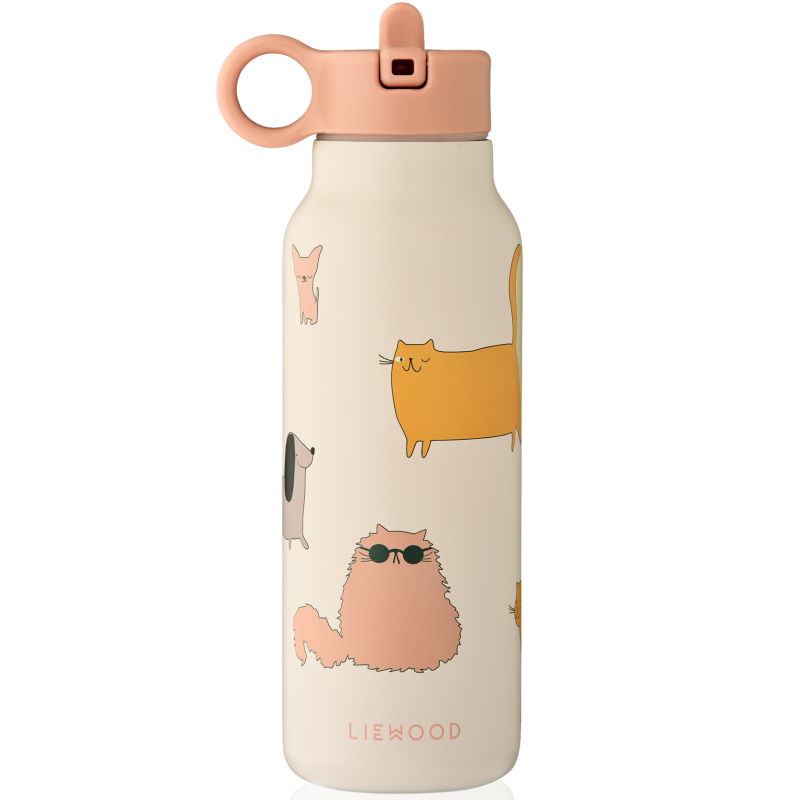 Gourde enfant Falk LIEWOOD 350 ml, Cats and Dogs Sandy