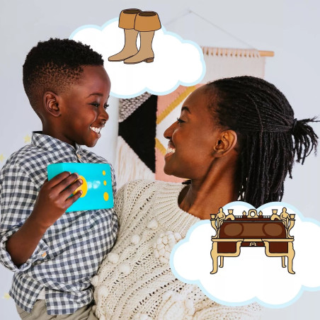 Coffret livre audio interactif L'Agence Mouche à Versailles LUNII pour La Fabrique à Histoires, dès 7 ans