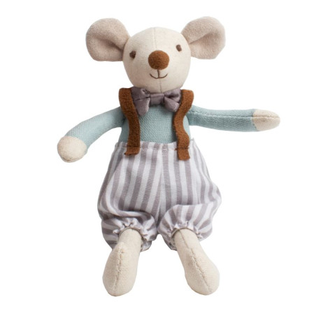 Peluche Souris en Salopette MAGNI