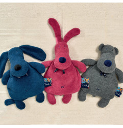 Peluche bouillotte Oups le Chien marine MAILOU TRADITION