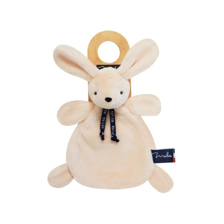 Peluche Lapin Pantin Dorlotin Ivoire MAILOU TRADITION, 22 cm