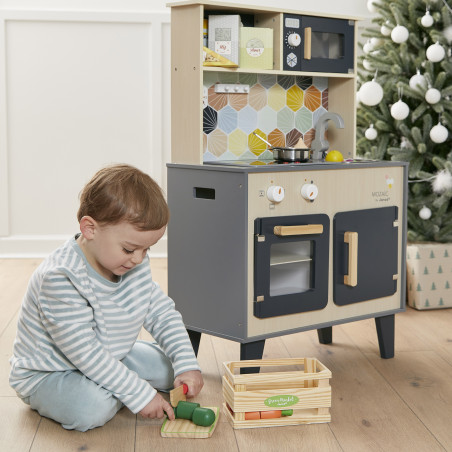 Grande cuisine en bois Mozaic JANOD