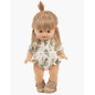 Barboteuse poupée Gordis MINIKANE, gaze de coton Gui
