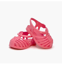Sandales de plage poupée Gordis MINIKANE, rose bonbon