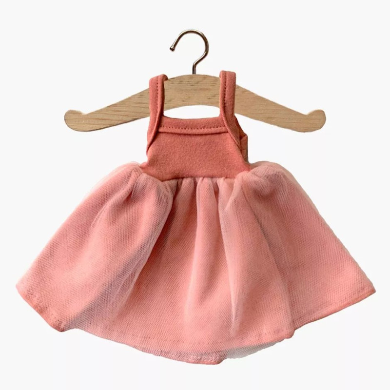 Robe tutu Rosella poupée Amigas MINIKANE, Rose Bagatelle