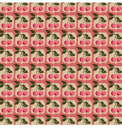 Barboteuse Clara et son headband poupée Gordis MINIKANE, Au Temps des Cerises