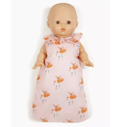 Turbulette à collerette poupée MINIKANE, Sweet Deer