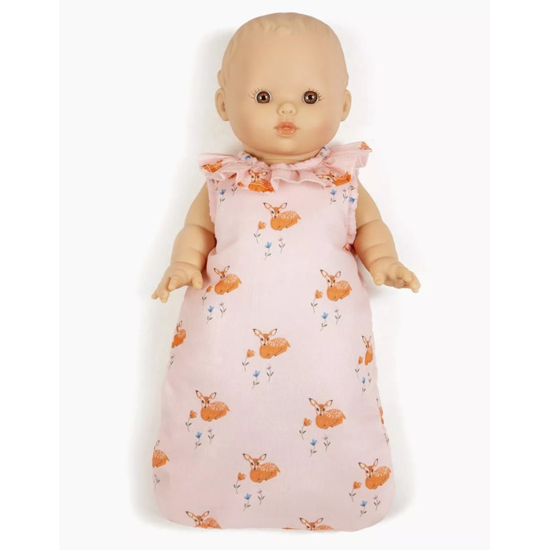 Turbulette à collerette poupée MINIKANE, Sweet Deer