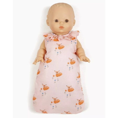 Turbulette à collerette poupée MINIKANE, Sweet Deer
