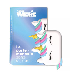 Money Walkie Licorne, porte-monnaie sans contact pour enfant et ado