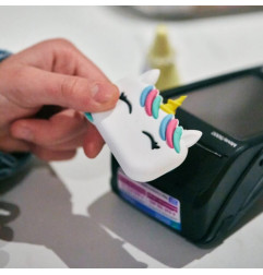 Money Walkie Licorne, porte-monnaie sans contact pour enfant et ado