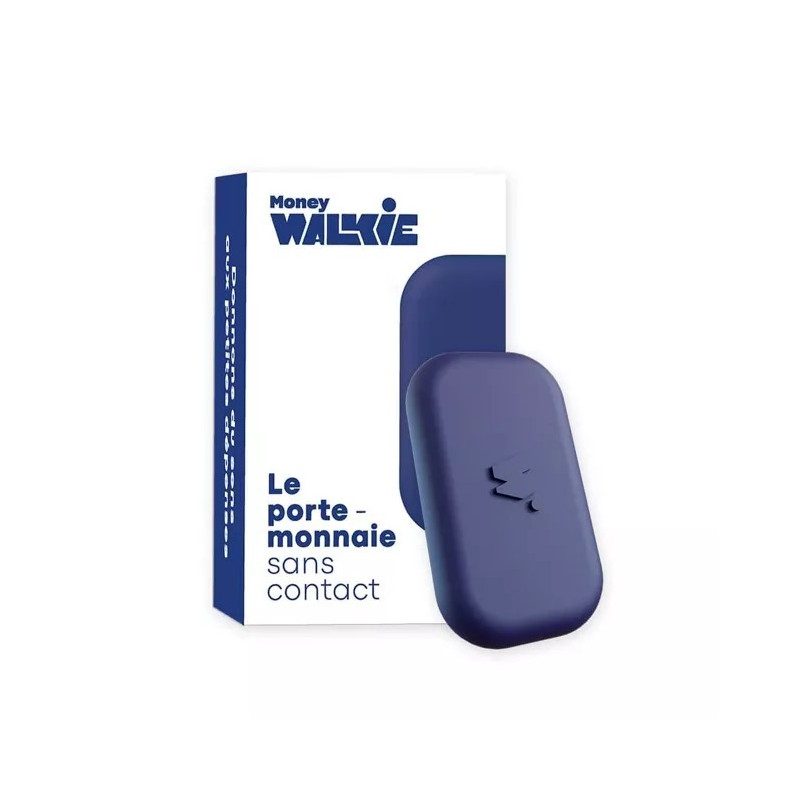 Money Walkie Bleu Marine, porte-monnaie sans contact pour enfant et ado