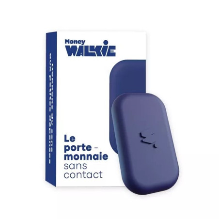 Money Walkie Bleu Marine, porte-monnaie sans contact pour enfant et ado