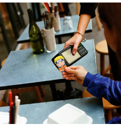 Money Walkie Sasuké Naruto, porte-monnaie sans contact pour enfant et ado