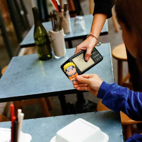 Money Walkie Sasuké Naruto, porte-monnaie sans contact pour enfant et ado