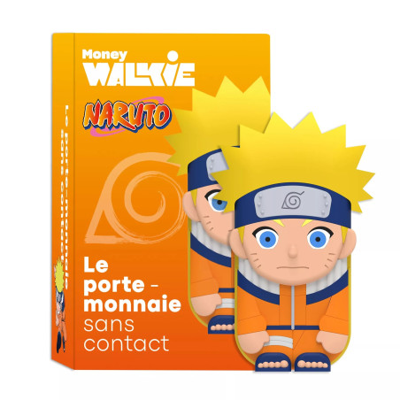 Money Walkie Naruto, porte-monnaie sans contact pour enfant et ado