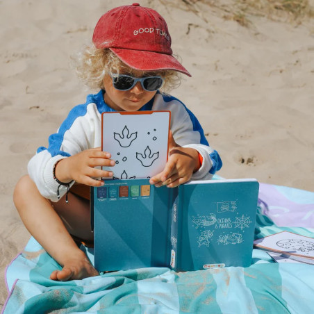 Recharge de dessins pour tablette nomade KidyDraw Mini KIDYWOLF, Dinosaures et Galaxie