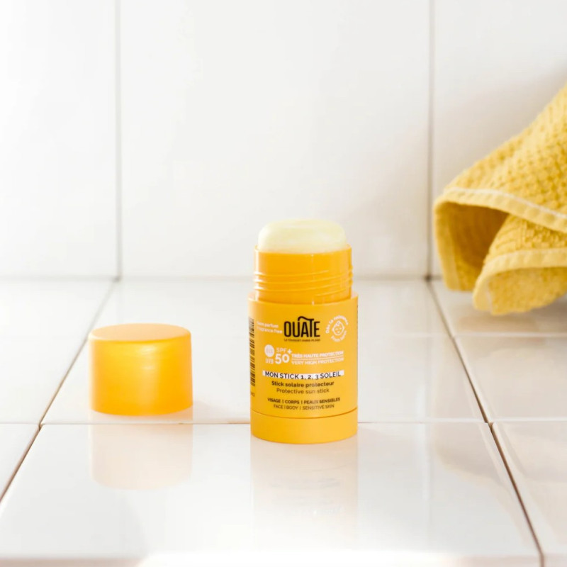 Stick solaire SPF50+ OUATE Mon Stick 1,2,3 Soleil - Dès la naissance