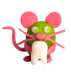 Kit créatif Petite Souris en Pâte à Modeler Végétale PATACREER