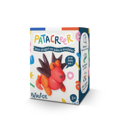 Kit créatif Dragon en Pâte à Modeler Végétale PATACREER