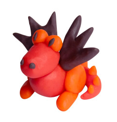 Kit créatif Dragon en Pâte à Modeler Végétale PATACREER